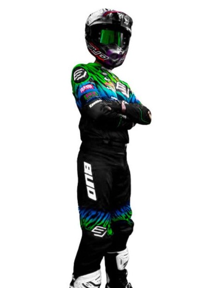 Pantalón Bud SX Zebra WSX Negro/Verde Edición Limitada