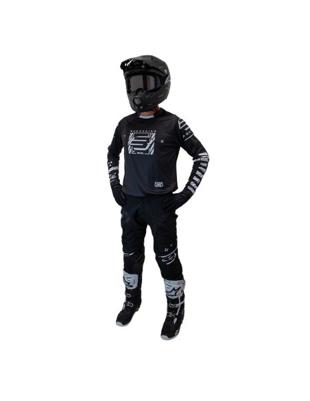 Pantalón Bud Logo "B" GP Error 404 Full Black (Negro)