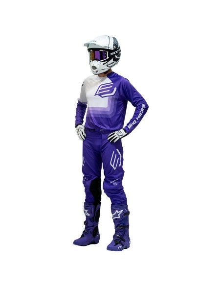 Camiseta Bud GP 95 Evo Purpura/Blanco