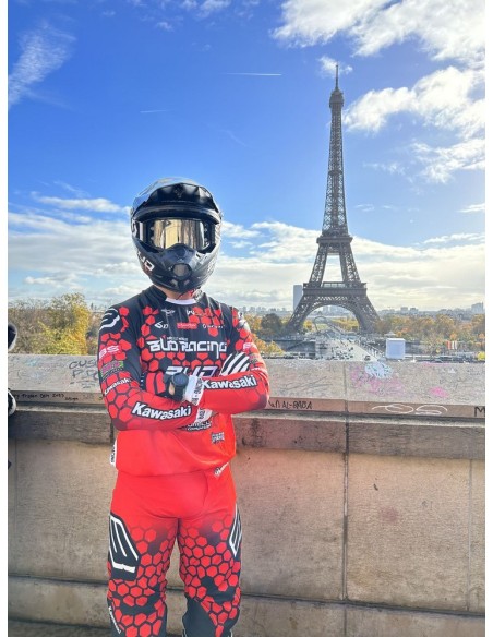 Pantalón Bud Logo "B" SX Fit Edición Limitada Paris SX Rojo
