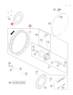 Disco de Freno Delantero KTM SX 65 2025- + GasGas MC 65...