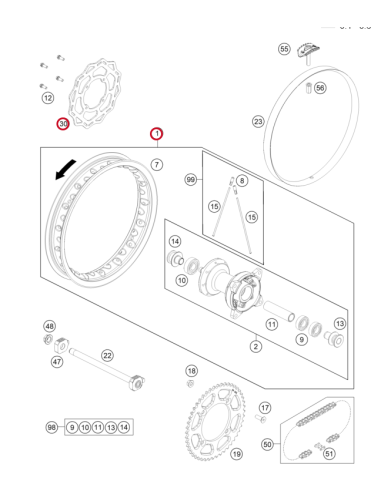 Disco de Freno Delantero KTM SX 65 2025- +...