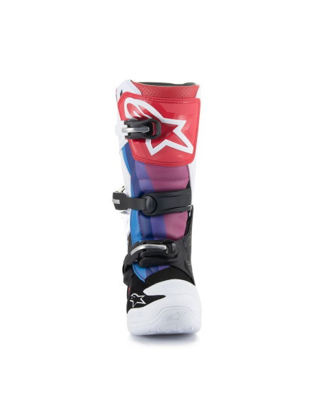 Bota Alpinestars Tech 7S Youth Offroad Blanco/Negro/Arcoiris 2