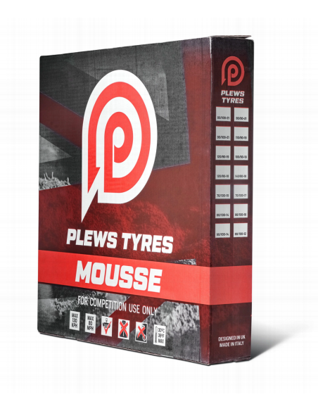 Mousse 100/90-19 Plews Tyres Trasero Blando