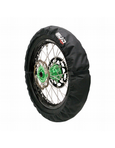 Juego de Fundas de Rueda Negras Bud Racing con Velcro