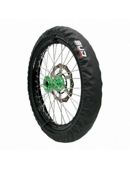 Juego de Fundas de Rueda Negras Bud Racing con Velcro