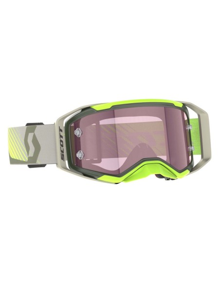 Gafa Scott Prospect 2.0 Amp Kaki Green/Neon Yellow Lente Rose Works