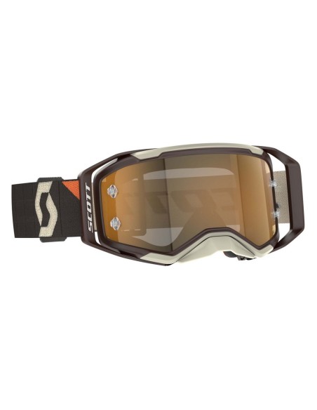 Gafa Scott Prospect 2.0 Amp Chrome Deep Brown/Beige Lente Gold Chr Works