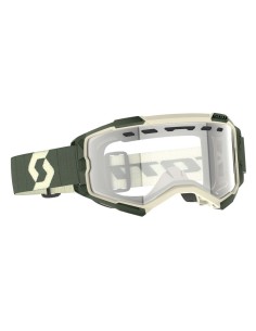 Gafa Scott Fury Enduro Kaki Green Lente Clear Works