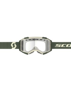 Gafa Scott Fury Enduro Kaki Green Lente Clear Works 2