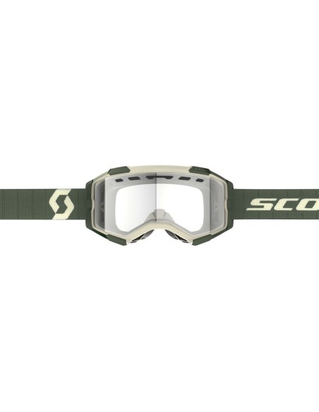 Gafa Scott Fury Enduro Kaki Green Lente Clear Works