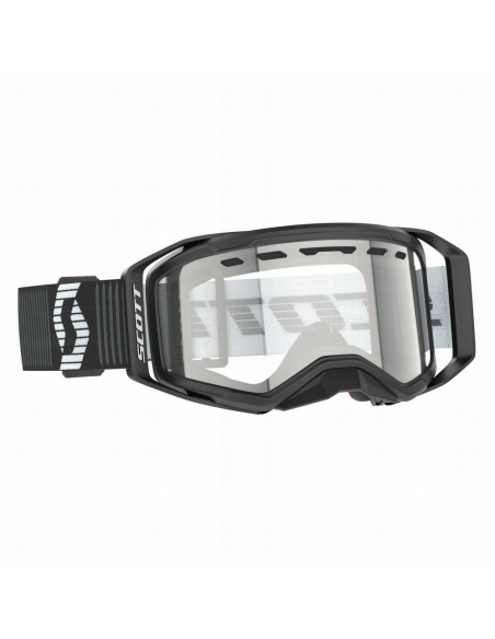 Gafa Scott Prospect 2.0 Enduro Negra/Blanca Lente Transparente