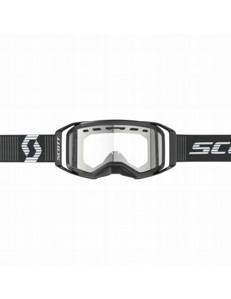 Gafa Scott Prospect 2.0 Enduro Negra/Blanca Lente Transparente
