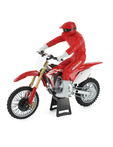 Moto miniatura NewRay Honda CRF 450R con Piloto...