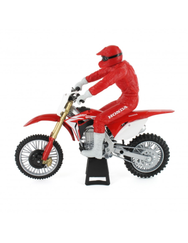 Moto miniatura NewRay Honda CRF 450R con Piloto...