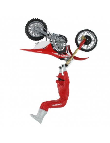 Moto miniatura NewRay Honda CRF 450R con Piloto (escala 1:12)
