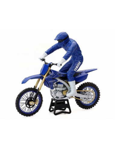 Moto miniatura NewRay Yamaha YZ 450F con Piloto...