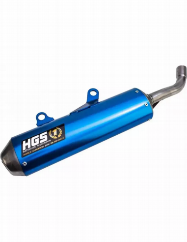 Silencioso de Aluminio HGS Color Azul KTM...