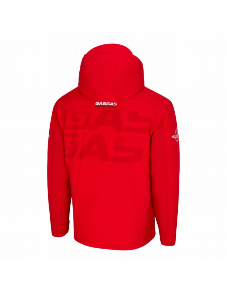 Chaqueta con Cremallera y Capucha GasGas Team Pro K-Hidratech Roja