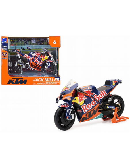 Moto miniatura NewRay KTM Moto GP #43 Jack Miller (escala 1:12)