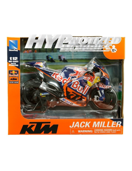 Moto miniatura NewRay KTM Moto GP #43 Jack Miller (escala 1:12)