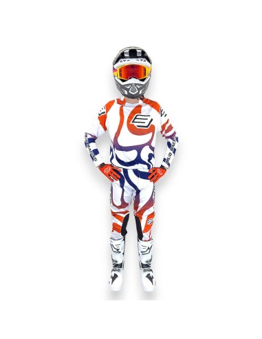 Pantalón Bud Logo "B" SX FIT Lava Blanco/Azul...