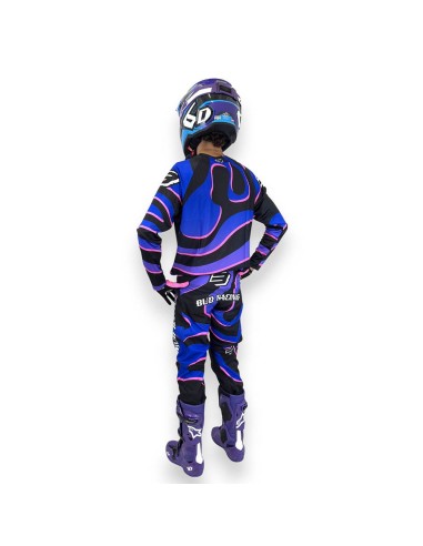 Camiseta Bud Lava Negro/Azul/Purpura/Rosa Fluor