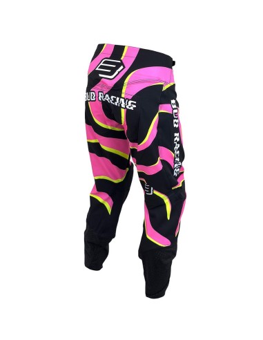 Pantalón Bud Logo "B" SX FIT Lava Negro/Rosa...