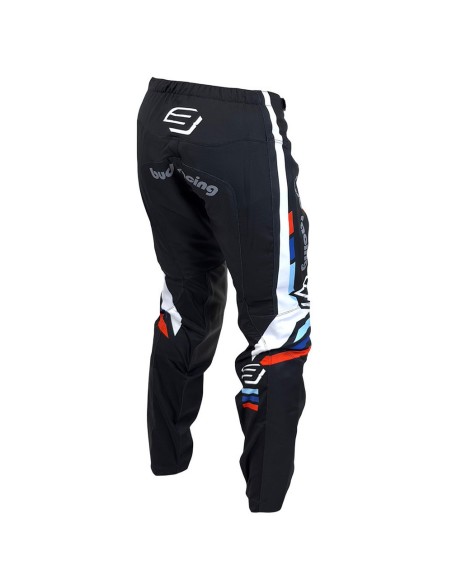 Pantalón Infantil Bud Logo "B"  GP Champion's Negro/Azul/Rojo