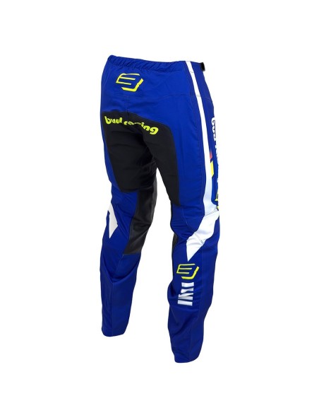 Pantalón Bud Logo "B" GP Champion's Azul/Blanco/Amarillo Fluor