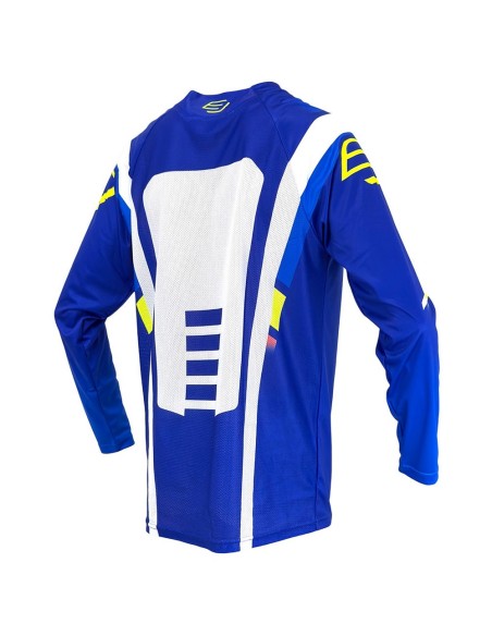 Camiseta Bud Champion's Azul/Blanco/Amarillo Fluor