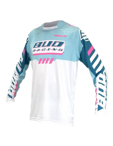 Camiseta Infantil Bud Paddock Turquesa/Rosa...