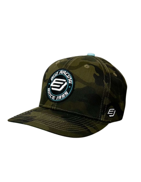 Gorra BUD Racing Logo Redondo Patch Camo/Agua Talla Unica