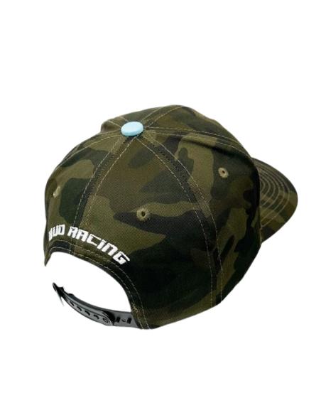 Gorra BUD Racing Logo Redondo Patch Camo/Agua Talla Unica