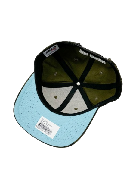 Gorra BUD Racing Logo Redondo Patch Camo/Agua Talla Unica