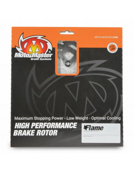 Disco Moto-Master Flame Fixed Trasero Kawasaki KLX 450 R 2008- + KX 250 + KX 450 2024- Ø240mm 4.4mm