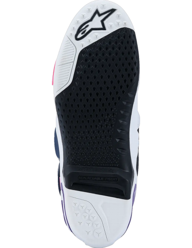 Bota Alpinestars Tech 10 Blanco/Violeta/Azul...
