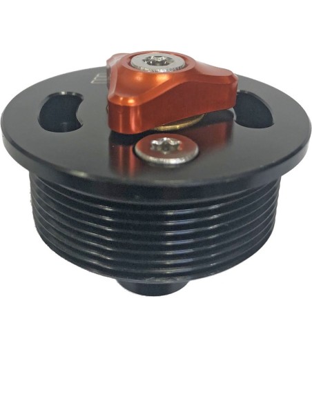 Tapon de Extension para Horquilla BUD Negro/Naranja SX 50 2012-2020/SX 65 2002-2020 + Husqvarna TC 65 2017-2020
