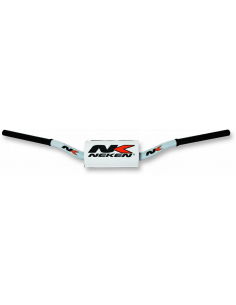 Manillar Neken 28.6mm Modelo 85 Alto Color Blanco con...
