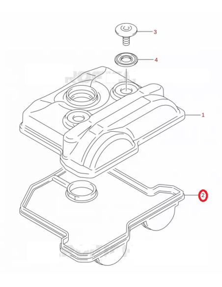 Junta Tapa de Culata Suzuki RMZ 450 2008-