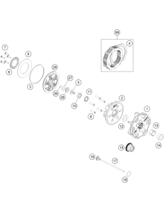 Kit Nucleo Interno Embrague Original KTM/Husqvarna/GasGas