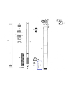 Tornillo Regulador Extensión Horquilla (Rieju)