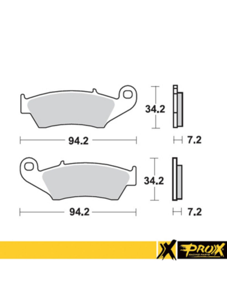 Pastillas de Freno Sinterizadas Honda CRF 250-450 (Delant) + Kawasaki KX/KXF 125/250/450 (Delant) + Suzuki RMZ 250/450 (Delant)