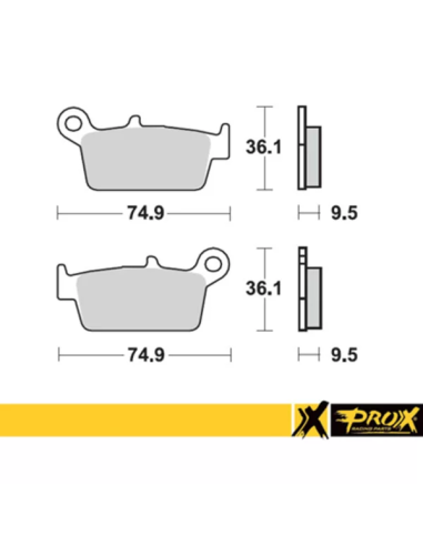 Pastillas de Freno Sinterizadas Yamaha YZ 125...