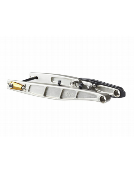 Basculante Aluminio Anodizado Plata RR EVO-3 L Platinum Edition + 3cm KTM SX 65 2016- + Husqvarna TC 65 2017- + GasGas MC 65 202