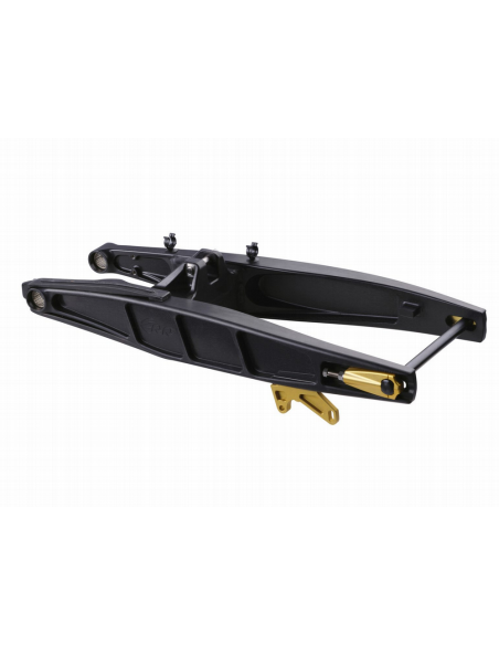 Basculante Aluminio Anodizado Negro RR EVO-3 L Black Edition + 3cm KTM SX 65 2016- + Husqvarna TC 65 2017- + GasGas MC 65 2021-