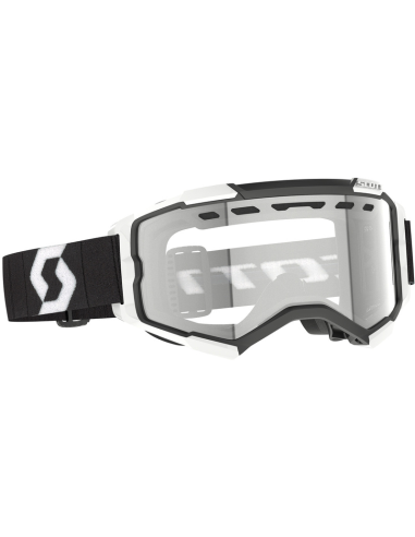 Gafa Scott Fury Enduro Blanco/Negro Lente Clear...