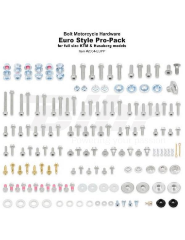 Kit Tornilleria BOLT Euro Style Pro-Pack KTM 2003-