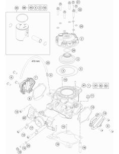 Kit Cilindro + Pistón Original KTM SX 85 2018- +...