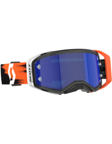 Gafa Scott Prospect 2.0 Amp Chrome Negro/Naranja Neon Lente Blue Crome Works